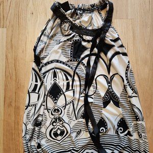 Fun printed summer halter top